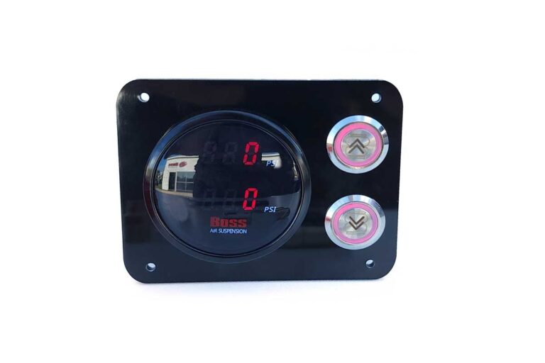 Dual Digital LED Gauge with Panel  & Buttons